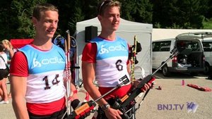 Les meilleurs biathlètes suisses à La Brévine