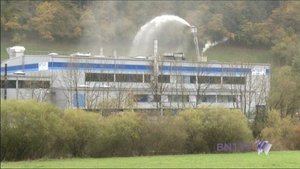 Incendie à l'usine Benteler à Saint-Ursanne