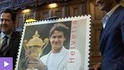Un timbre pour Roger Federer