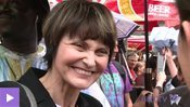 Micheline Calmy-Rey s'offre un bain de foule
