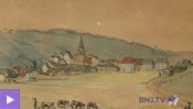 Le Locle dessiné avant l'incendie de 1833