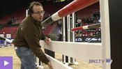 Sous les foulées de chevaux, les bras du CSI de Bâle